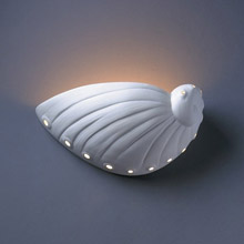 Justice Design CER-3720-BIS Ambiance Abalone Shell Wall Sconce
