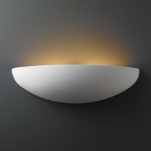 Justice Design CER-5300-BIS Ambiance ADA Canoe Wall Sconce