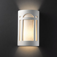 Justice Design CER-5385-BIS Ambiance Small ADA Arch Window Wall Sconce