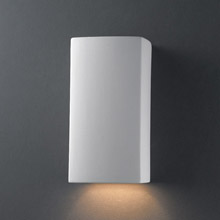 Justice Design CER-5910-BIS Ambiance Small ADA Rectangle Wall Sconce
