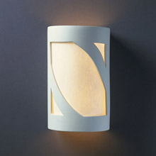 Justice Design CER-7335-BIS Ambiance Large Lantern Wall Sconce