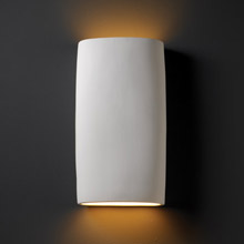 Justice Design CER-8859-BIS Ambiance Really ADA Big Cylinder Wall Sconce