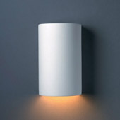 Contemporary Ambiance Small Cylinder Wall Sconce - Justice Design CER-0940-BIS