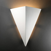 Contemporary Ambiance Really Big Triangle Wall Sconce - Justice Design CER-1140-BIS