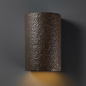 Ambiance Large Cylinder Wall Sconce - Justice Design CER-1260-HMIR