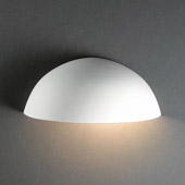 Contemporary Ambiance Small Quarter Sphere Outdoor Wall Sconce - Justice Design CER-1300W-BIS