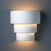 Contemporary Ambiance Small Terrace Wall Sconce - Justice Design CER-2225-BIS