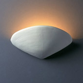 Ambiance Clam Shell Wall Sconce - Justice Design CER-3710-BIS