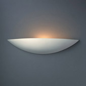 Contemporary Ambiance Small ADA Sliver Wall Sconce - Justice Design CER-4210-BIS