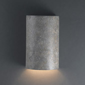 Ambiance Small ADA Cylinder Outdoor Wall Sconce - Justice Design CER-5940W-TRAM