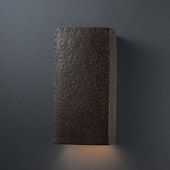 Ambiance Large ADA Rectangle Outdoor Wall Sconce - Justice Design CER-5950W-HMIR