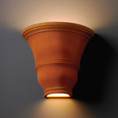 Traditional Ambiance Tall Curved Wall Sconce - Justice Design CER-9835-RRST