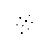 Scattered Holes Cutout Pattern