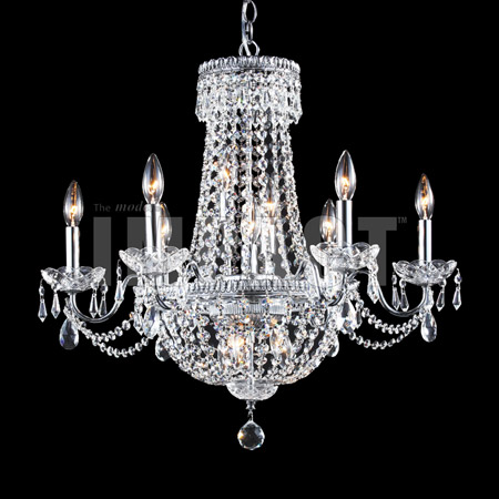 James Moder 40660S22 Crystal Imperial IMPACT 6 Arm Chandelier