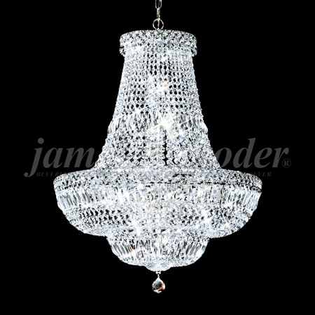 James Moder 93091S22 Crystal Prestige Twenty-Two Light Chandelier