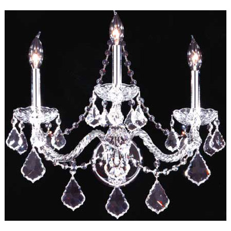 James Moder 94203S22 Crystal Vienna Wall Sconce