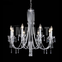 James Moder 40888S22 Crystal Contemporary IMPACT 8 Light Chandelier