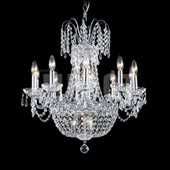 Crystal Imperial IMPACT 10 Arm Chandelier - James R. Moder 40638S22