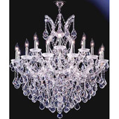 Crystal Maria Theresa Grand Nineteen Light Chandelier - James R. Moder 91790