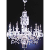 Crystal Buckingham Ten Light Chandelier - James R. Moder 93950