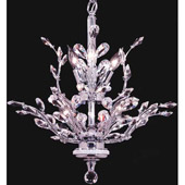 Crystal Florale Eight Light Mini Chandelier - James R. Moder 94456