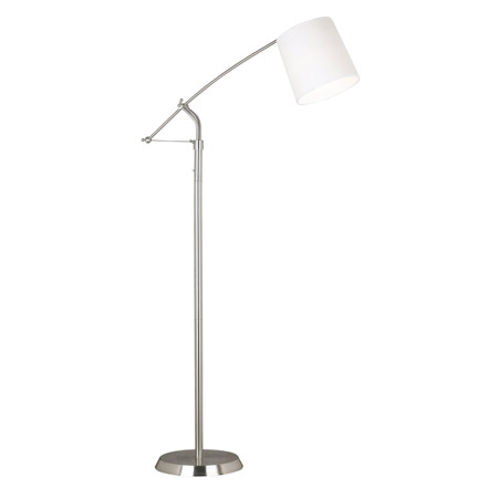 Kenroy Home 20812BS Lamps, Reeler Adjustable Floor Lamp