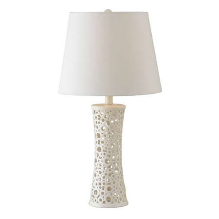 Kenroy Home 21056WH Glover Table Lamp