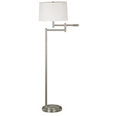 Contemporary Theta Swing Arm Floor Lamp - Kenroy Home 20941BS