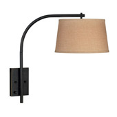 Transitional Sweep Swing Arm Wall Lamp - Kenroy Home 20950ORB