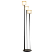 Traditional Matrielle 3 Light Torchiere - Kenroy Home 21377ORB