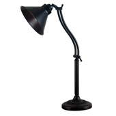 Traditional Amherst Adjustable Desk Lamp - Kenroy Home 21397ORB