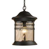 Classic/Traditional Madison Outdoor Hanging Lantern - Elk Lighting 08160-MBG