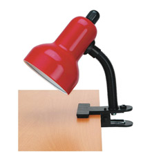 Lite Source LS-111RED Clip-On Clip-On Desk Lamp
