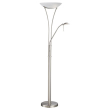 Lite Source LS-81699PS/FRO Avington Torchiere with Reading Lamp