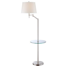 Lite Source LS-82139 Eveleen Swing Arm Floor Lamp with Tray