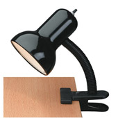 Contemporary Gooseneck Clip-On Desk Lamp - Lite Source LS-111