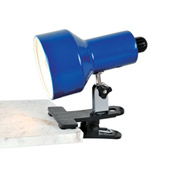 Contemporary Clip-On II Blue Clamp-On Lamp - Lite Source LS-114BLU