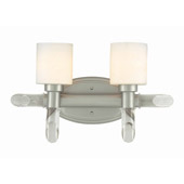 Contemporary Glamis Vanity Light - Lite Source LS-16862SS/FRO