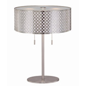 Contemporary Netto Table Lamp - Lite Source LS-21519PS