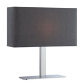 Contemporary Levon Table Lamp - Lite Source LS-21797C/BLK