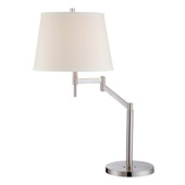 Contemporary Eveleen Swing Arm Table Lamp - Lite Source LS-22139