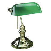 Classic/Traditional Banker Banker'S Lamp   - Lite Source LS-224AB