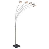 Contemporary Multi-Lite Floor Lamp - Lite Source LS-9485M/PS