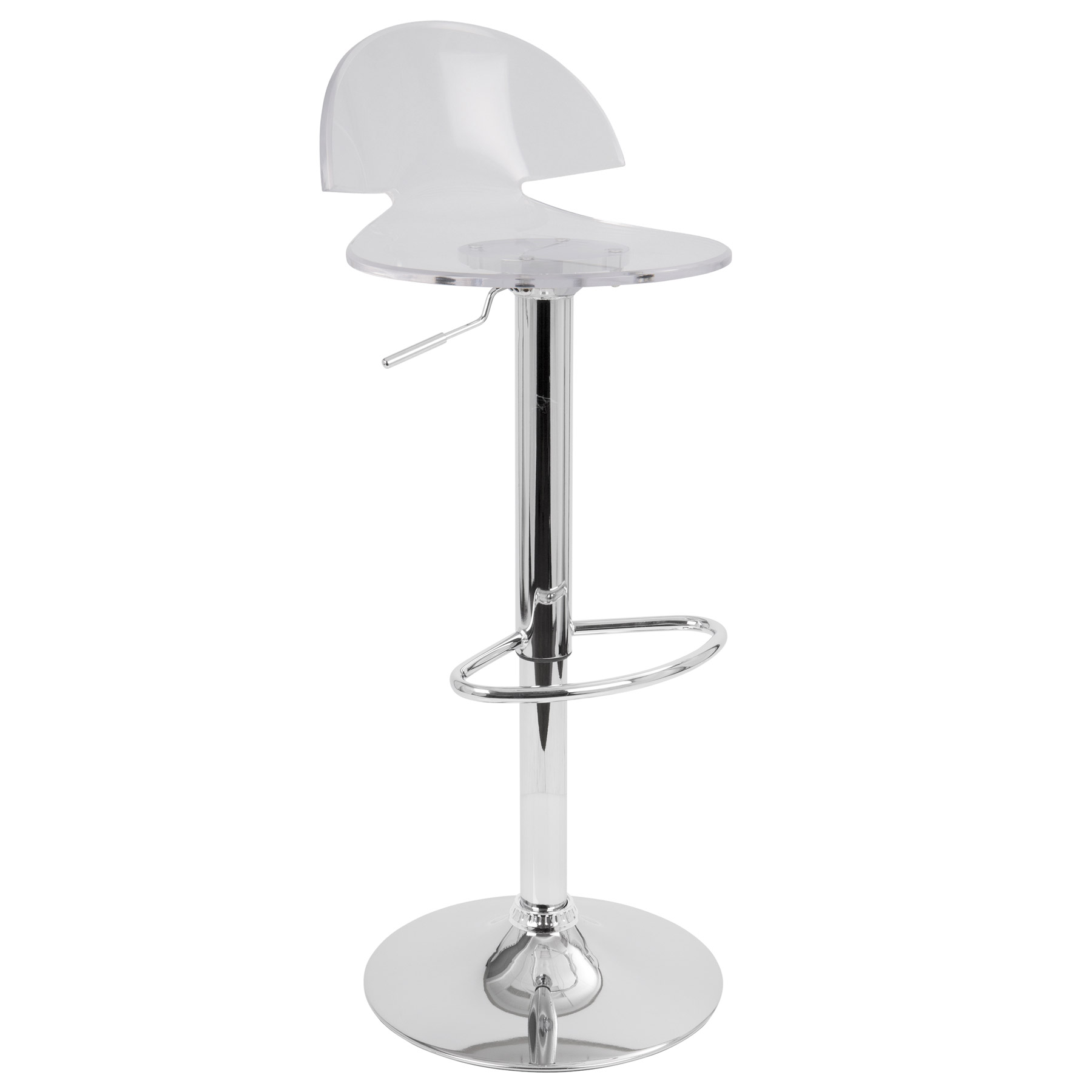Clear BS-TW-VENTICL LumiSource Venti Barstool 