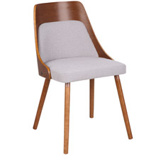 LumiSource CH-ANBEL WL+GY Anabelle Dining Chair