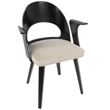 LumiSource CH-VRNO E+LBN Verino Dining Chair