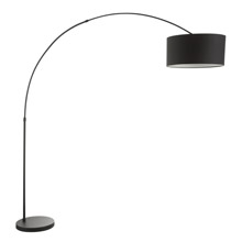 LumiSource LS-SALFL BK+BK Salon Arc Floor Lamp