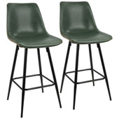 Industrial Durango Counter Stools (Set of 2) - LumiSource B26-DRNG BK+GN2