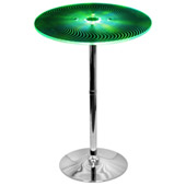 Contemporary Spyra LED Color changing Bar Table - LumiSource BT-SPYRA