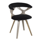 Gardenia Chair - LumiSource CH-GARD LGY+BK
